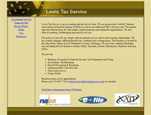 Tablet Screenshot of lewistaxservice.com